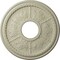 Ekena Millwork Tirana Ceiling Medallion (Fits Canopies up to 4 3/4"), 13 7/8"OD x 3 3/4"ID x 1 1/4"P, Clear Yellow CM13TICYF - alternate 1